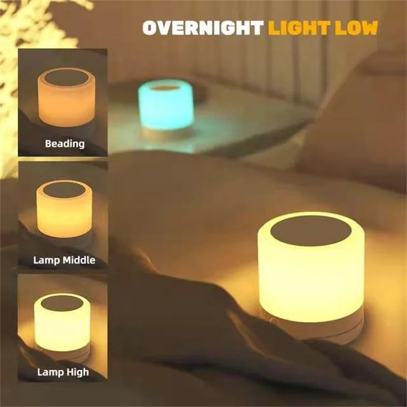 7 Colors Night Light Dimmable LED Touch Sensor