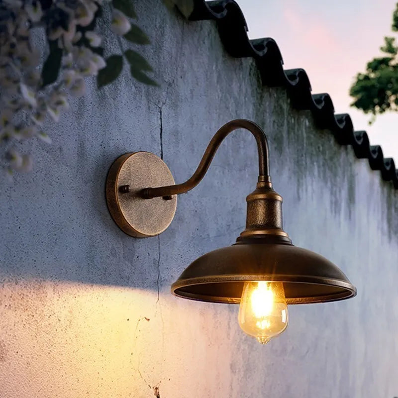 Vintage Waterproof Wall Light Outdoor Lamp for Balcony