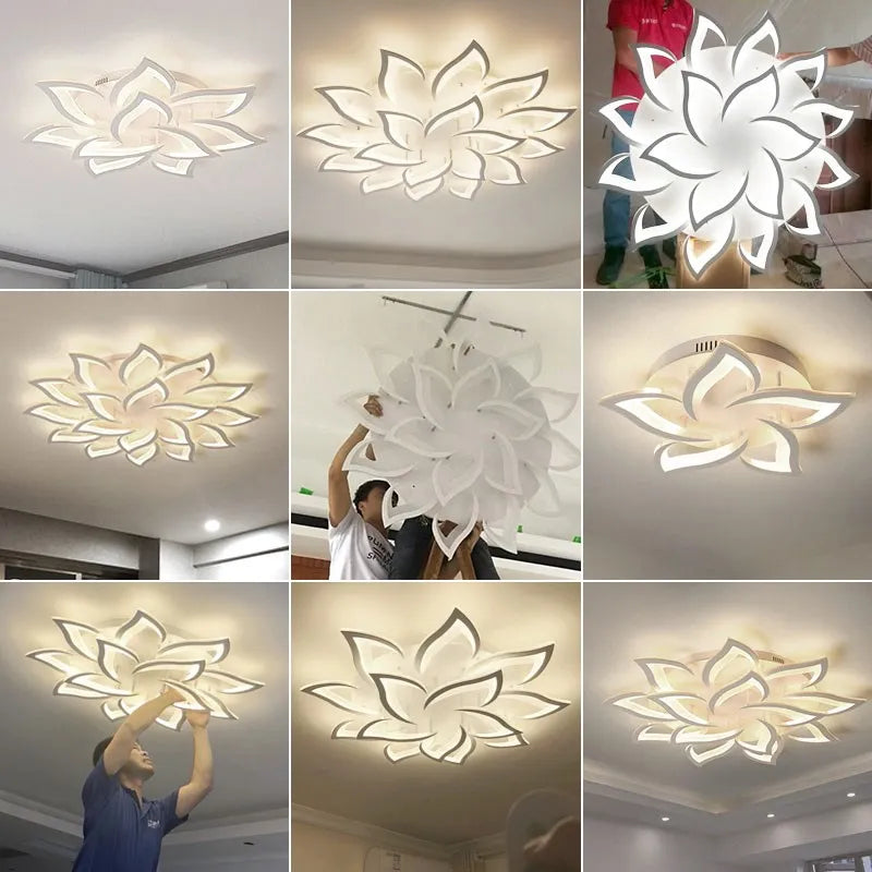 IRALAN lustre led ceiling chandelier